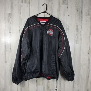 G 3 mens ohio state black and red windbreaker jacket size XXL